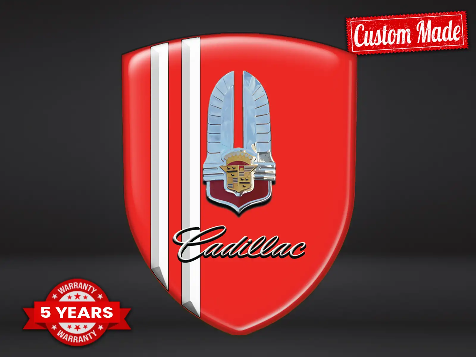 Cadillac Logo Auto Silicone Max Chic Durevole Pro Prestazioni